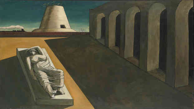 Giorgio de Chirico, Ariadne, 1913. Olio e grafite su tela, 135,3 x 180,3 cm. New York, The Metropolitan Museum of Art. Lascito di Florene M. Schoenborn, 1995. © Giorgio de Chirico by SIAE 2019