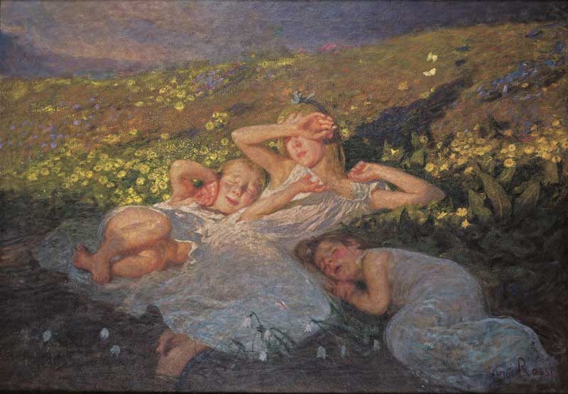 Luigi Rossi, Primi Raggi (1900-1905 circa) - Capriasca, Casa Museo Luigi Rossi Arte e Arti: Luigi Rossi, Primi Raggi (1900-1905 circa) - Capriasca, Casa Museo Luigi Rossi