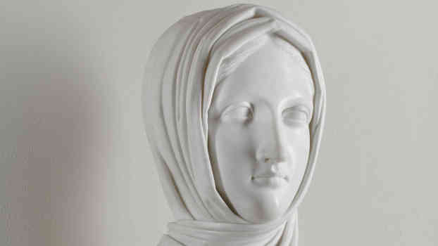 Antonio Canova, Vestale, 1818-1819, marmo di Carrara, cm 58 x 31 x 23, Galleria d’Arte Moderna, Milano