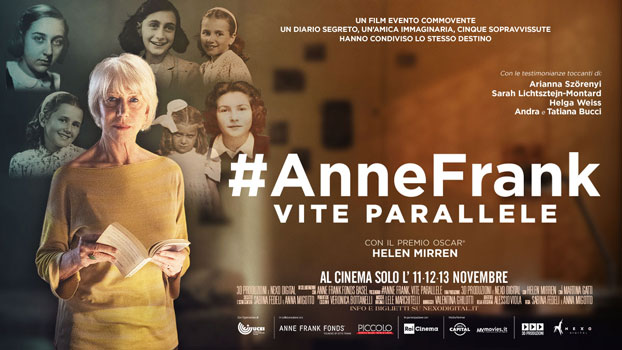 #AnneFrank Vite Parallele al cinema
