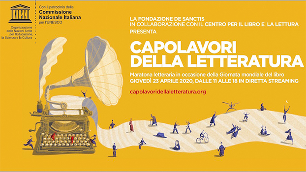 Maratona Letteraria in streaming per la giornata mondiale del libro 2020