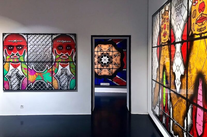 Una sala di Gilbert & George The Locarno Exhibition. Photo by MaSeDomani Una sala di Gilbert & George The Locarno Exhibition. Photo by MaSeDomani