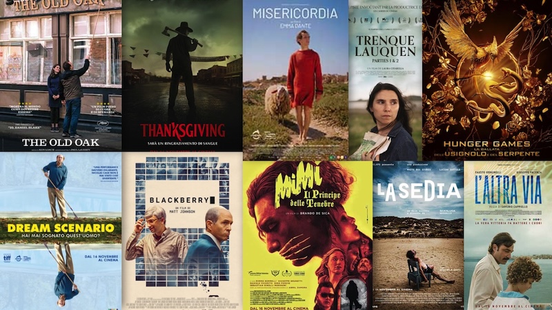 i film in uscita al cinema il 16 novembre 2023