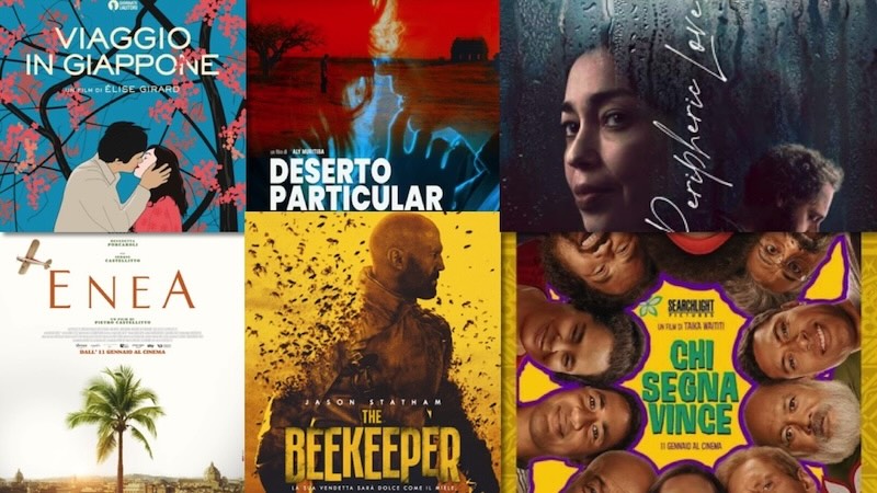 i film in uscita solo al cinema l'11 gennaio 2024