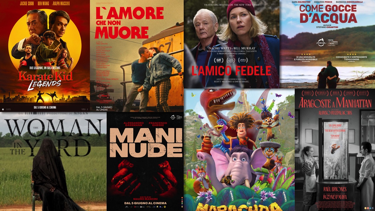 i film in uscita solo al cinema il 5 giugno 2025?