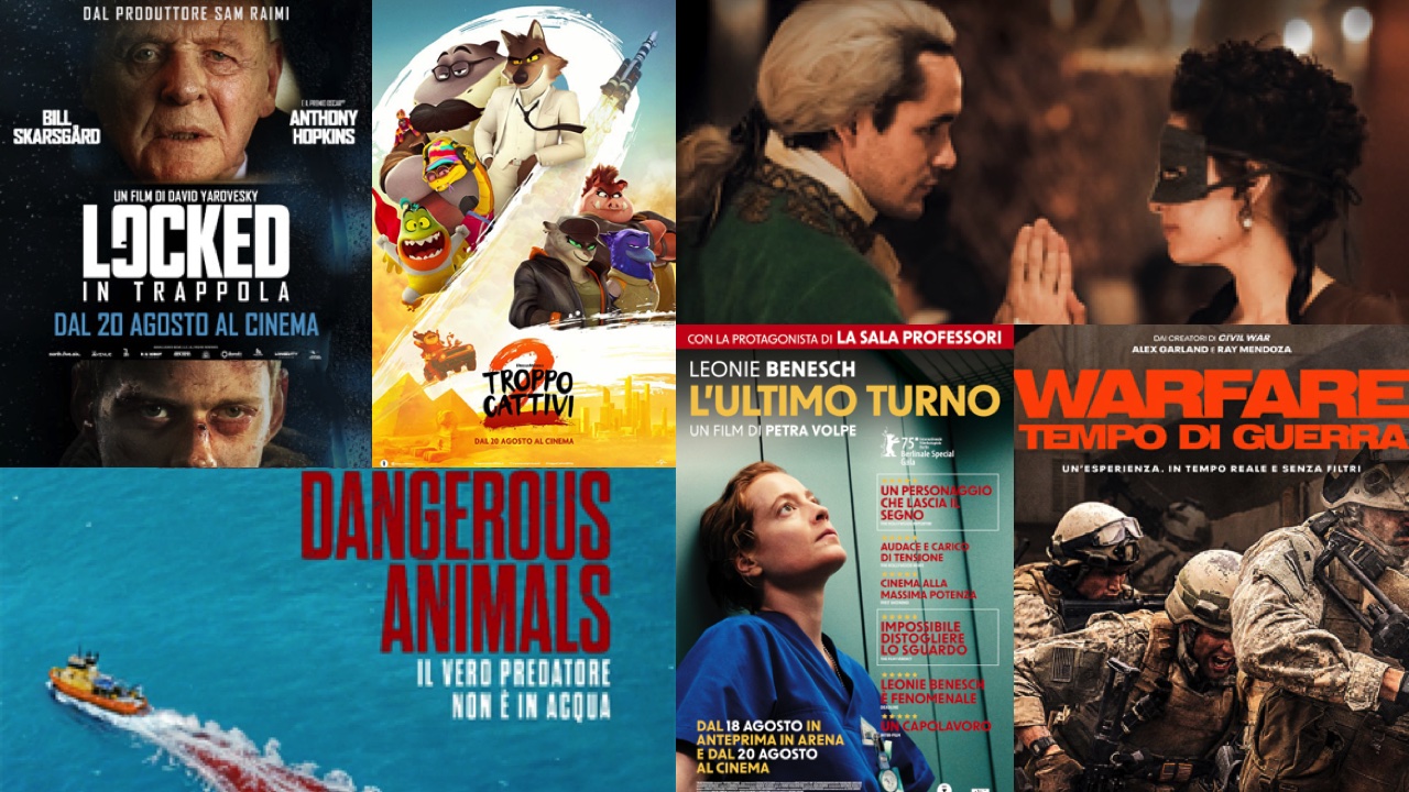 Pronti a scoprire i film in uscita solo al cinema il 21 agosto 2025? Ecco tutte le trame e i trailer delle novità in sala di questa settimana!