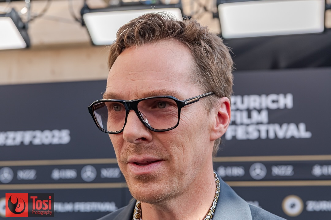 Benedict Cumberbatch a Zurigo © Tosi Photorgraphy.