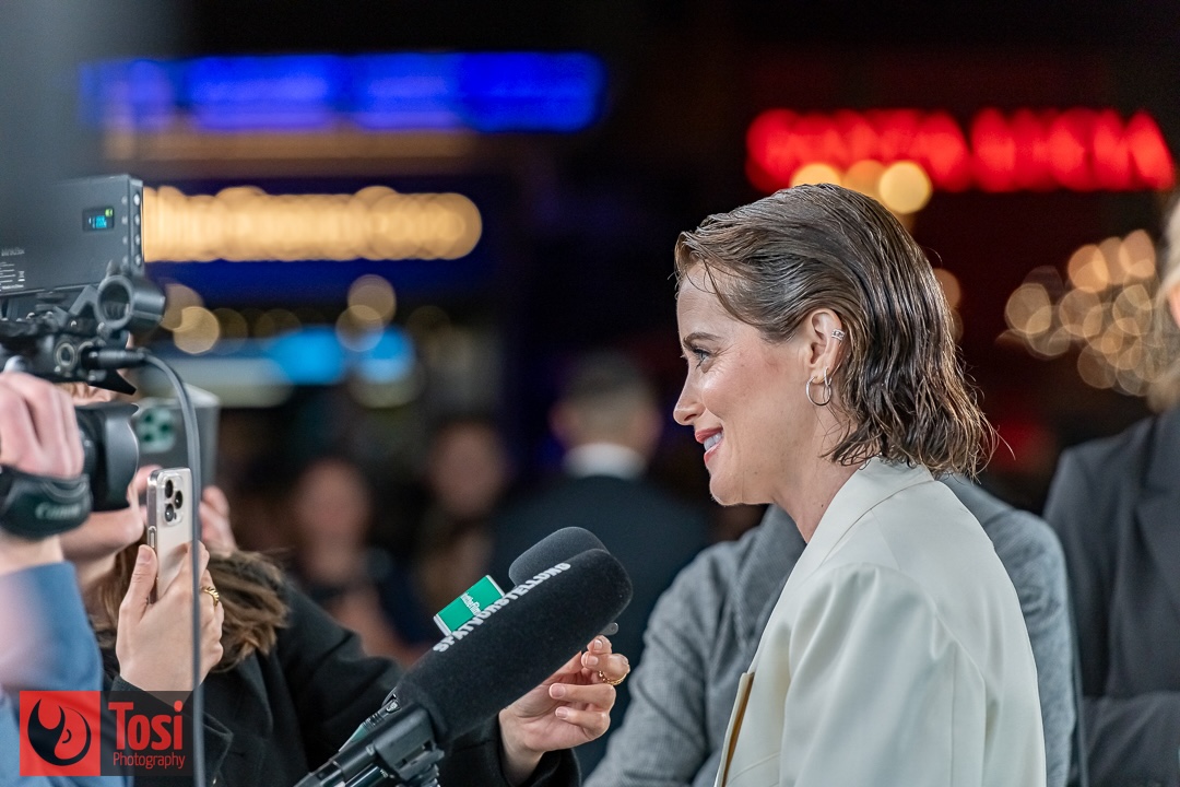Claire Foy sul green Carpet del ZFF 2025 © Tosi Photography.