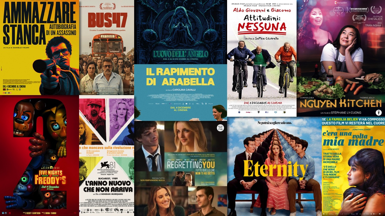 i film in uscita solo al cinema il 4 dicembre 2025