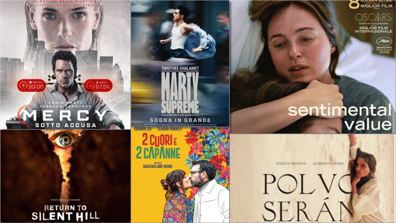 Pronti a scoprire i film in uscita solo al cinema il 22 gennaio 2026? Ecco tutte le trame e i trailer delle novità in sala di questa settimana!