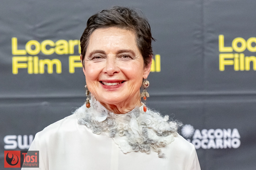 Isabella Rossellini a Locarno Film Festival 2026 © Tosi Photogaphy.